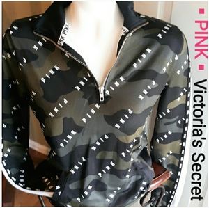Victoria's Secret PINK Camo Pullover XS